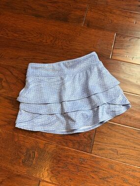 Athleta Light Blue Tiered Mini Skort